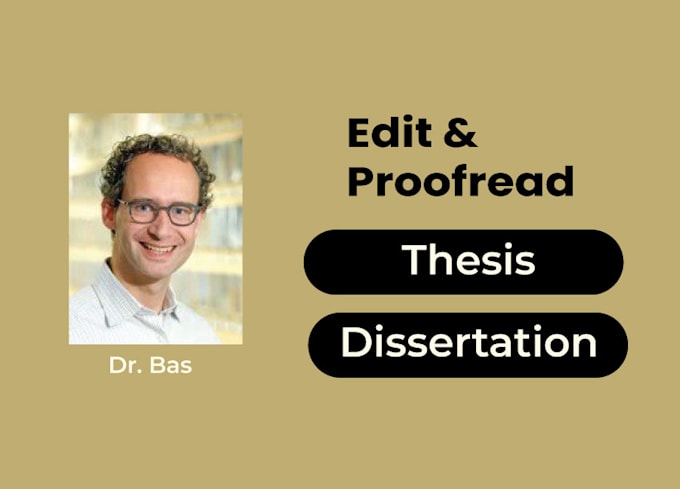 Bestseller - professionally edit and proofread thesis or dissertation