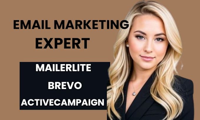 Gig Preview - Do mailerlite brevo email marketing activecampaign template design