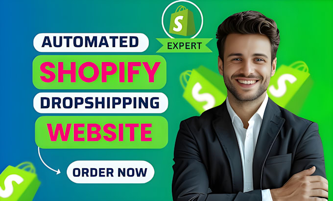 Bestseller - build an automated shopify store, dropshipping store, or custom shopify website