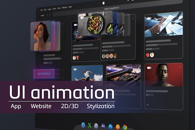 Gig Preview - Create smooth or stylized UI animation