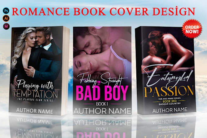 Gig Preview - Create the perfect romance book cover, ebook cover design