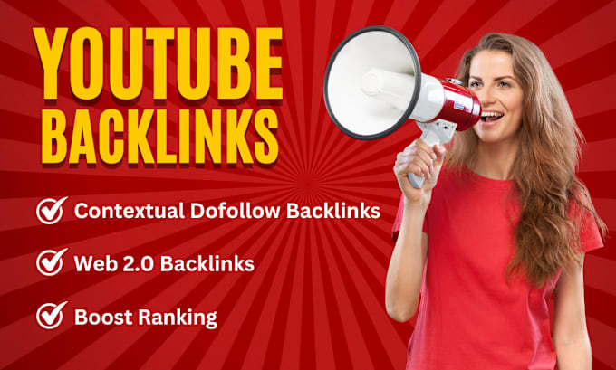 Gig Preview - Boost your video ranking with youtube video embedded backlinks