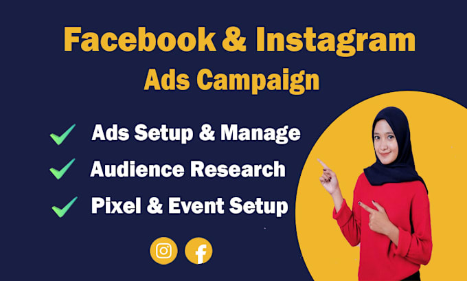 Gig Preview - Do facebook and instagram ads campaign for sales and leads