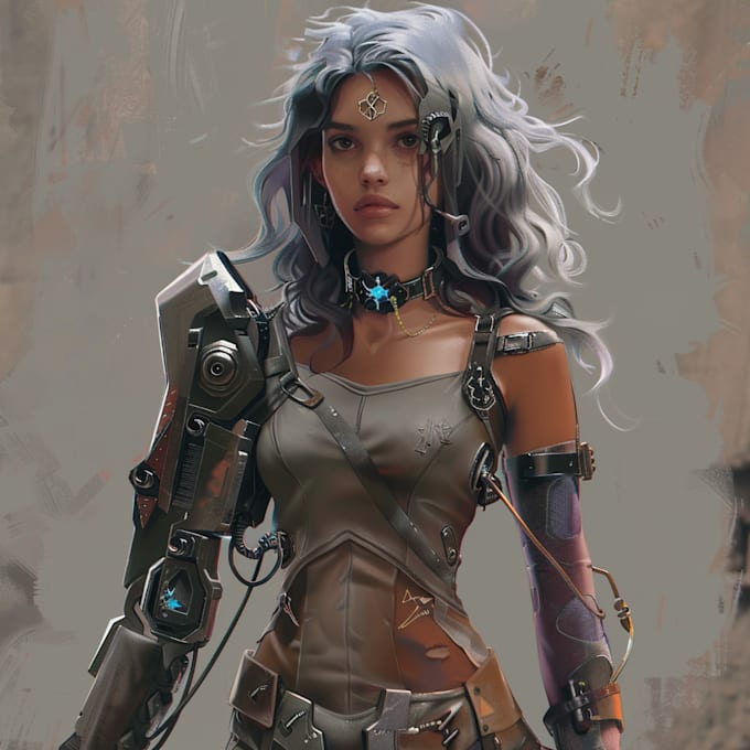 Bestseller - design your fi character illustration and concept art