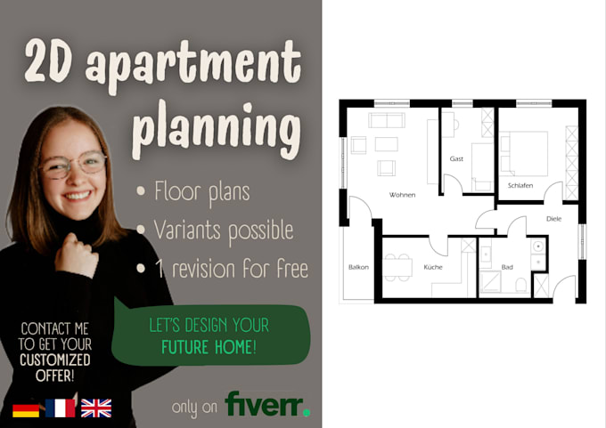 Gig Preview - Plan your apartment floor plans in 2d