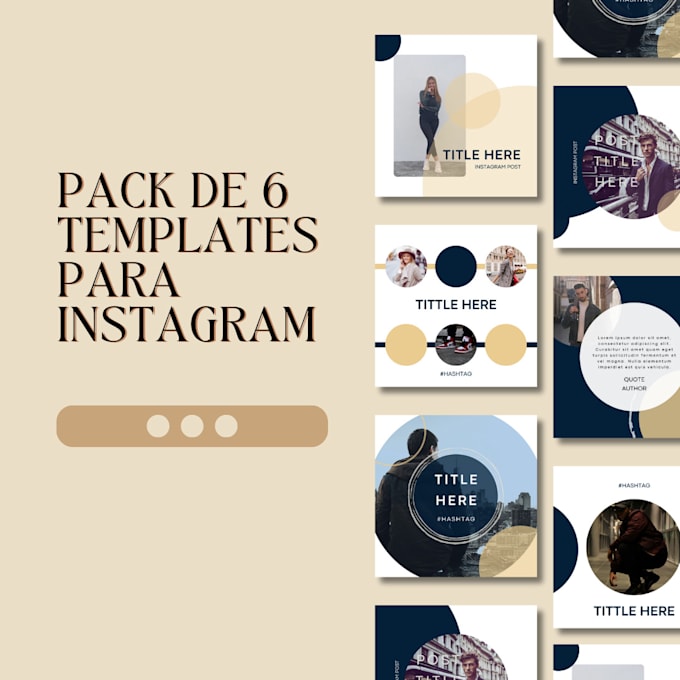 Gig Preview - Ready to use instagram templates in canva