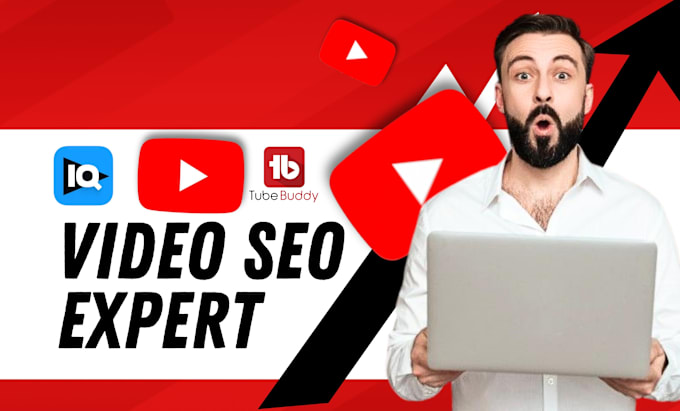 Gig Preview - Optimize for youtube video SEO, channel growth manager, and top ranking