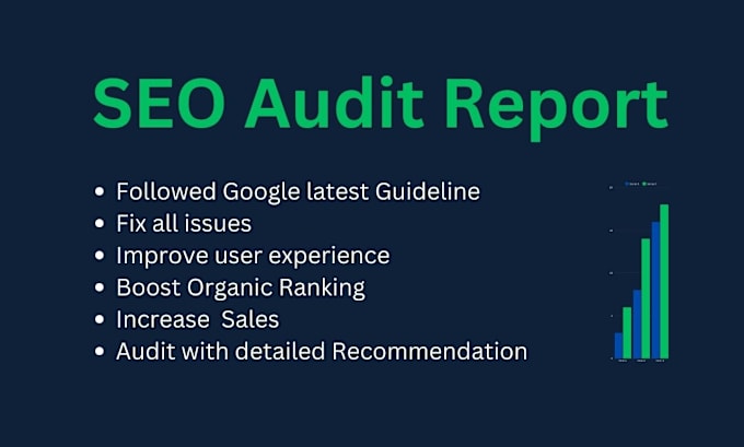 Gig Preview - Seo audit  fix issues analyze competitors and keywords set action plan