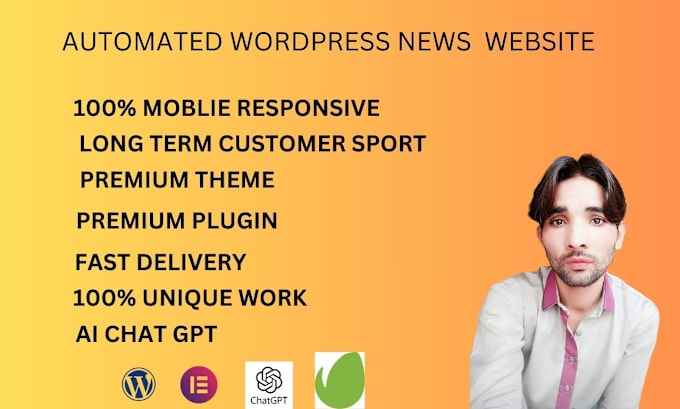 Gig Preview - Design and develop a professional wordpress website