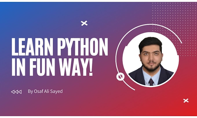 Gig Preview - Teach you python from beginner to advanced level