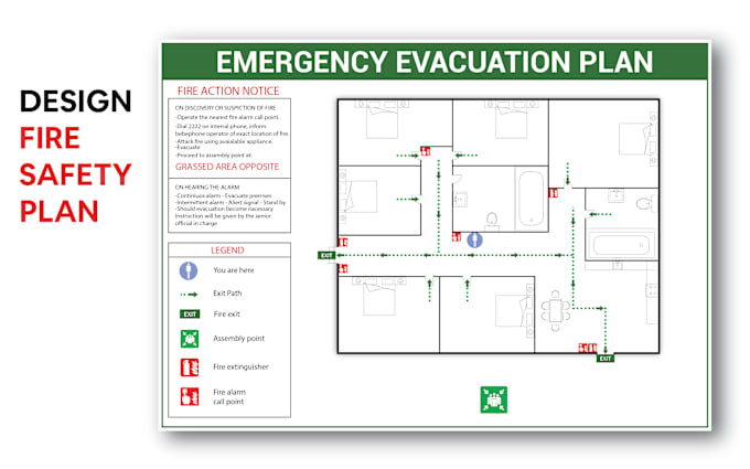 Gig Preview - Create an evacuation plan for your house