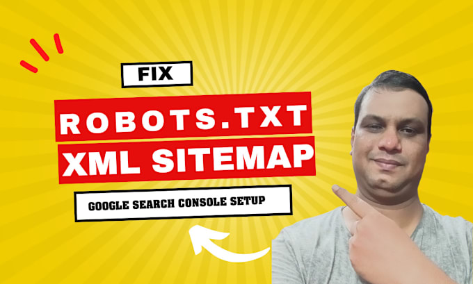 Gig Preview - Fix robots txt file and XML sitemap issues for website seo