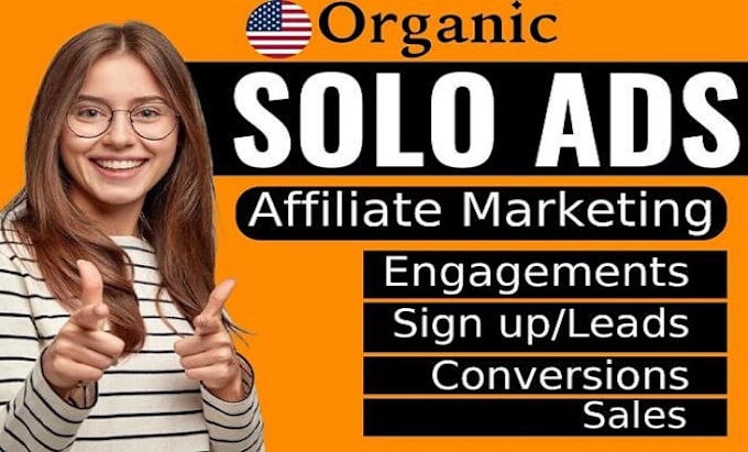 Gig Preview - Do USA solo ads campaign mlm leads affiliate marketing link promotion