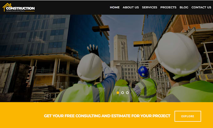 Gig Preview - Build architectural website construction wix website interior design wordpress