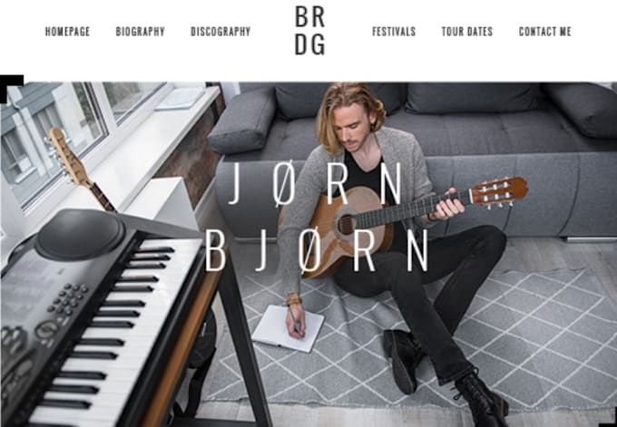 Bestseller - do musician website design