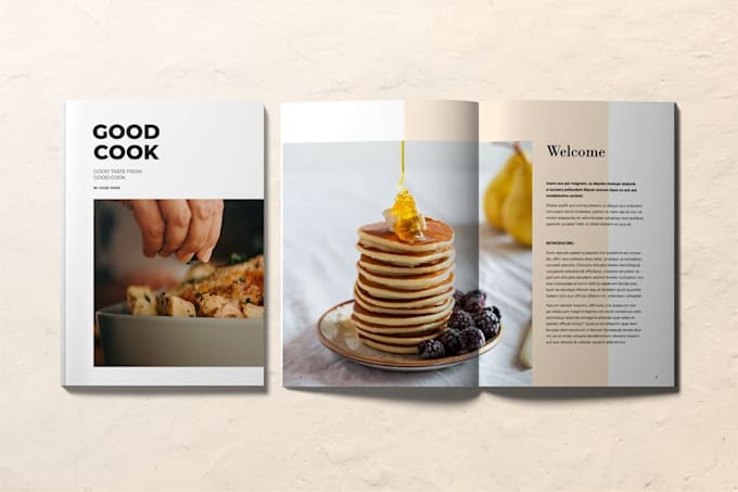 Gig Preview - Write cookbook recipe book, cookbook formatting cookbook design food recipe book