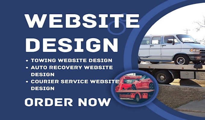 Bestseller - design towing service website, freight website,  moving company website and app