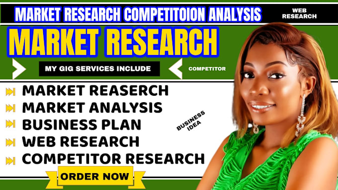 Gig Preview - Do business plans market research swot and competitor analysis