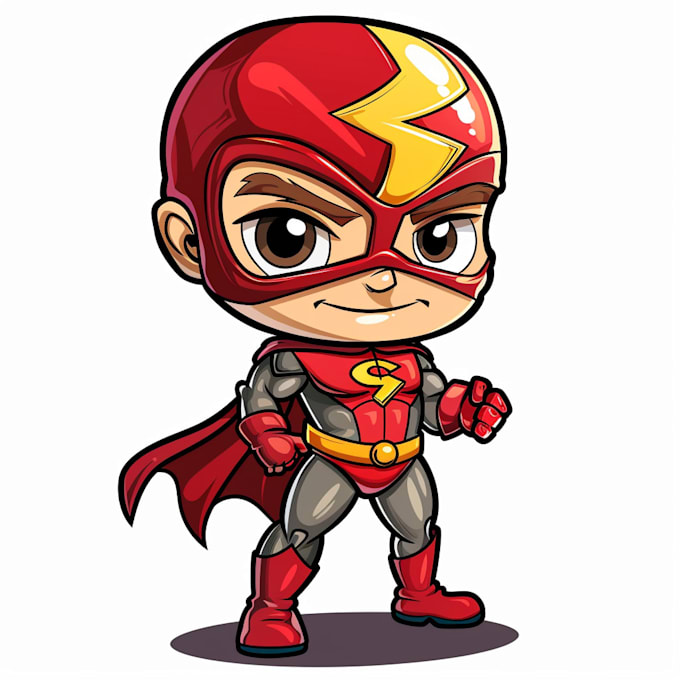 Gig Preview - Create premium superhero cartoon mascot character