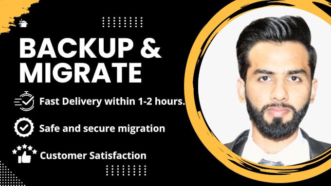 Gig Preview - Do migrate, backup, restore wordpress site in 1 hour