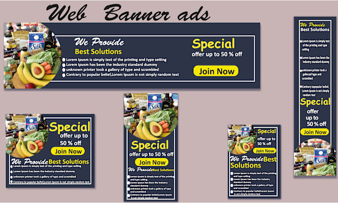 Gig Preview - Design web banner ads