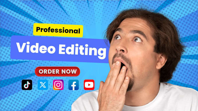 Gig Preview - Do professional social media video editing and post production