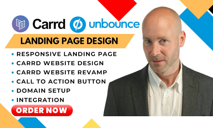 Gig Preview - Build carrdco website design carrd unbounce landing page carrd website carrd co