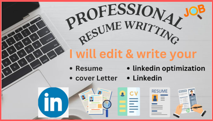 Gig Preview - Upgrade and write your resume, cv, cover letter, linkedin