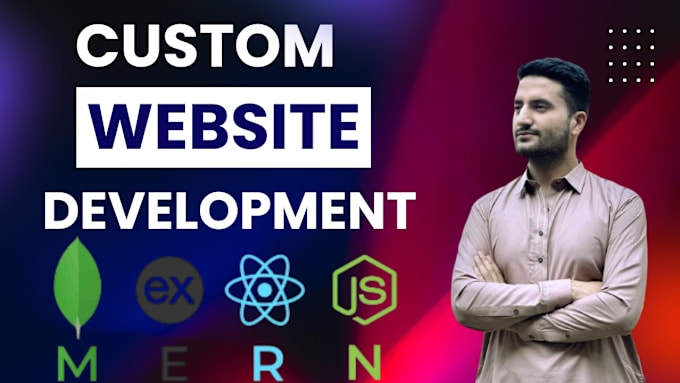 Gig Preview - Build custom, portfolio, business website using mern stack