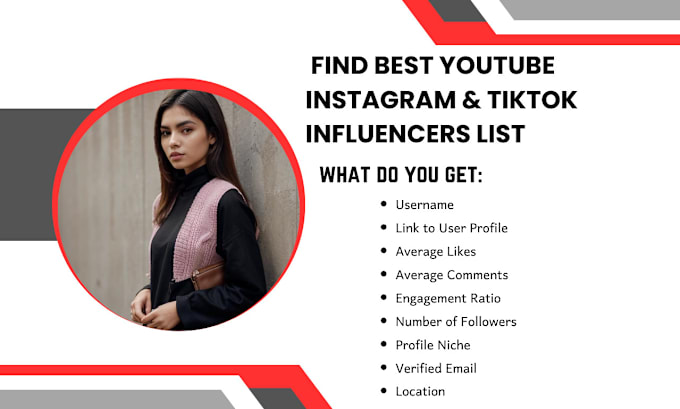 Gig Preview - Find best instagram, tiktok and youtube influencer influencer advertising