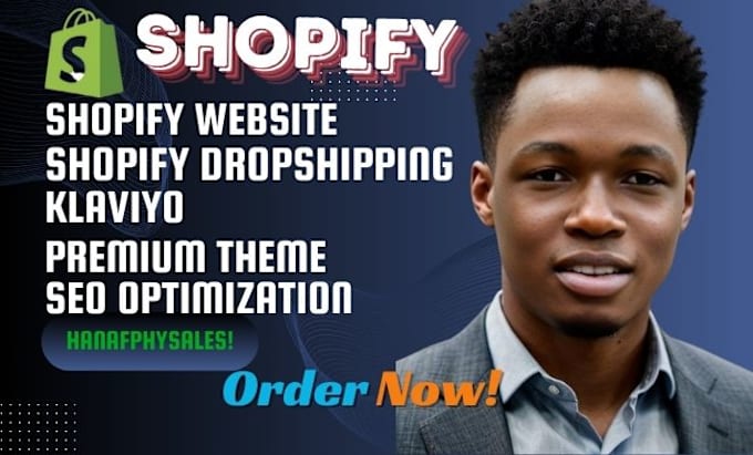 Gig Preview - Build shopify dropshipping store and shopify website with winning products