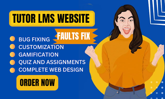 Gig Preview - Fix tutor lms faults and learndash lms issues in a day