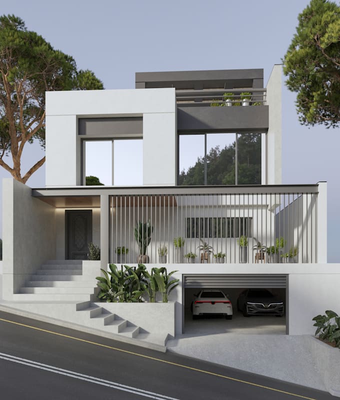 Gig Preview - Create house exterior design, and realistic 3d render