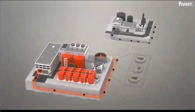 Gig Preview - Do 3d product animation video 3d modeling and rendering cgi industrial animation