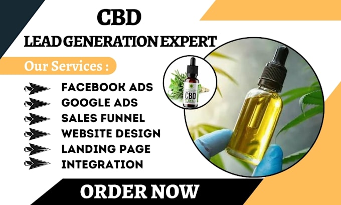 Gig Preview - Generate exclusive cbd leads cbd email list cannabis leads cbd facebook ads