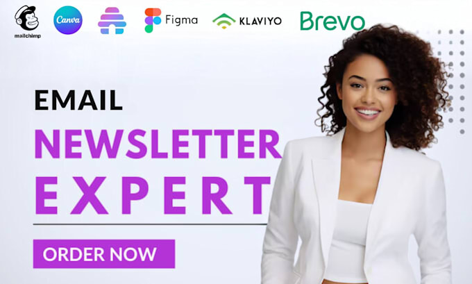 Gig Preview - Design canva figma beehiiv mailchimp brevo klaviyo email newsletter in 24 hrs