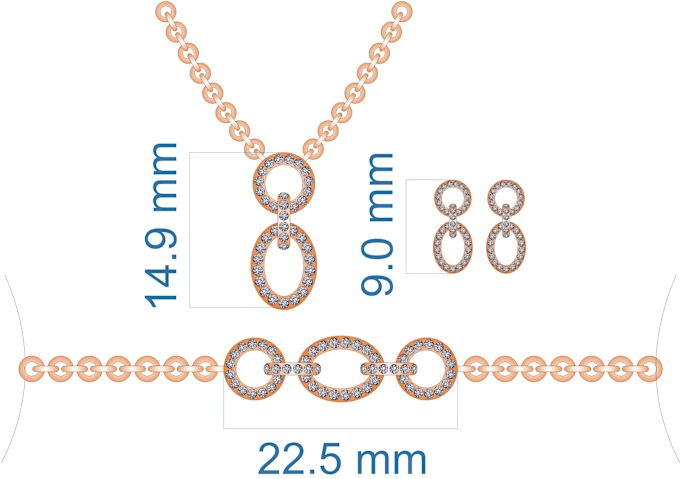 Gig Preview - Draw customized jewellery necklace, bracelet and earring design