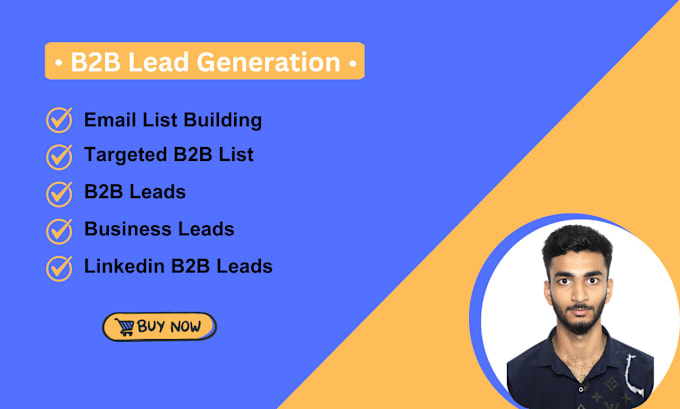 Bestseller - do b2b lead generation, list building, prospect email list