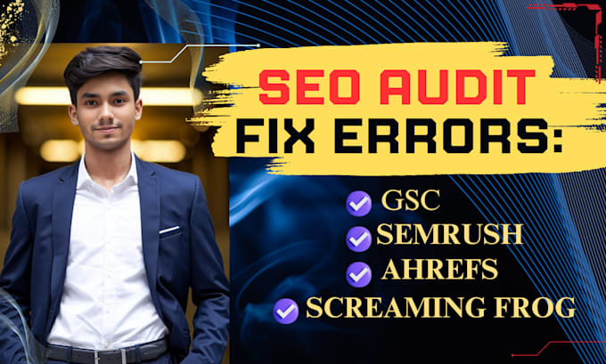 Gig Preview - Fix gsc, ahref, semrush, screaming frog errors for fast ranking