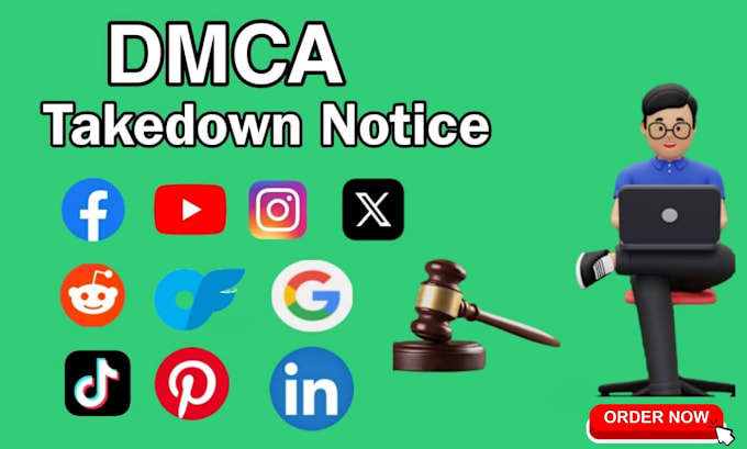 Gig Preview - Send dmca takedown notice to google,reddit, facebook,onlyfans, shopify