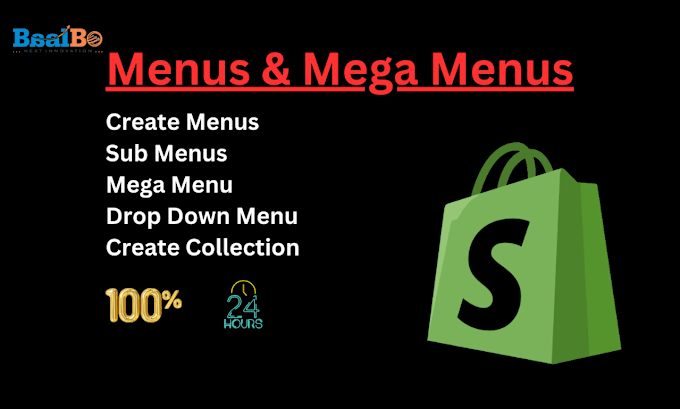 Gig Preview - Fix menu, sub menu, dropdown menu in your shopify store