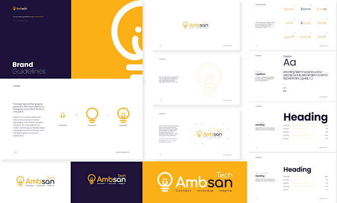 Gig Preview - Provide brand style guides identity brand guideline design service