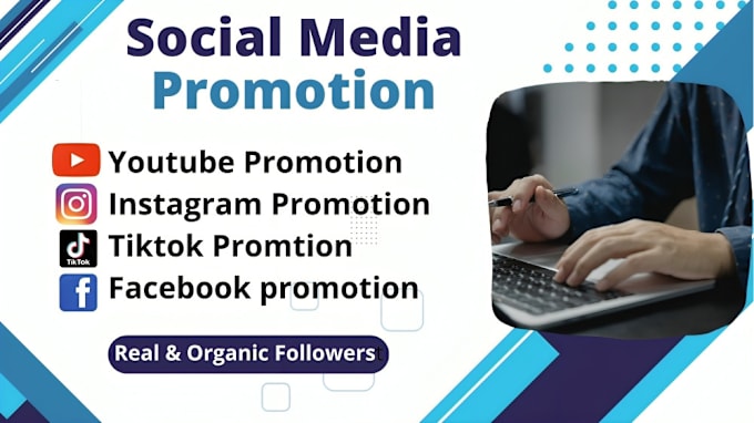 Gig Preview - Organically grow and promote your youtube, tiktok or instagram account