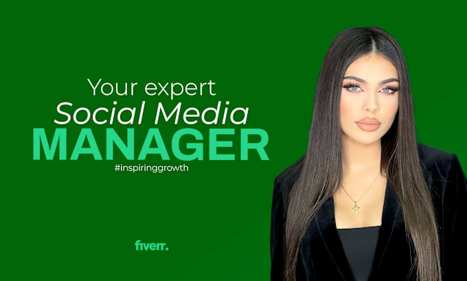 Gig Preview - Be your social media marketing manager and content creator