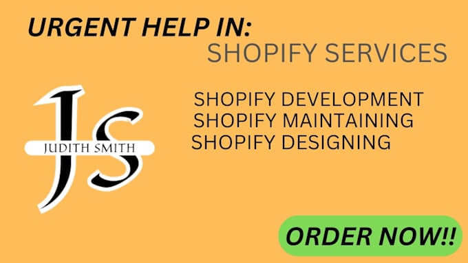 Gig Preview - Develop a well modifed shopify store for you