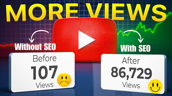 Gig Preview - Optimize youtube video SEO for top ranking and increase subscribe, video views