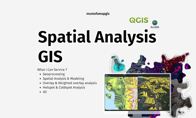 Gig Preview - Spatial analysis gis mapping in arcgis pro qgis any gis