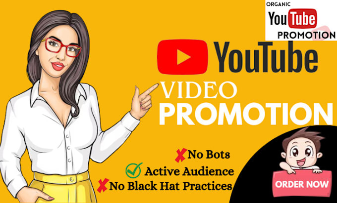 Gig Preview - Promote youtube video real audience, organic yt channel growth