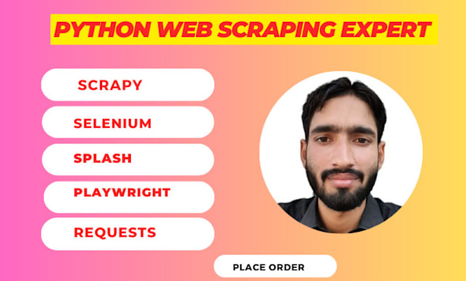 Gig Preview - Do web scraping and web automation using python selenium