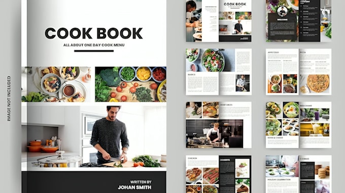 Gig Preview - Write quality cookbook recipe book, cookbook formatting, cookbook design, ebook